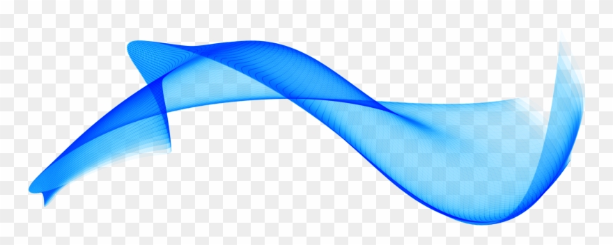 Abstract Clipart Blue Abstract - Vector Blue Line Art - Png Download