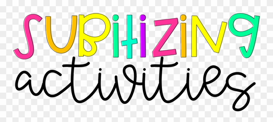 Subitizing Activities For Number Sense - Subitizing Activities For Kindergarten 1 Clipart