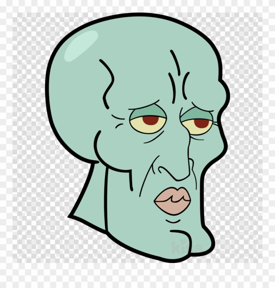 Handsome Squidward Png Clipart Squidward Tentacles - Gmail Vector Logo Png Transparent Png
