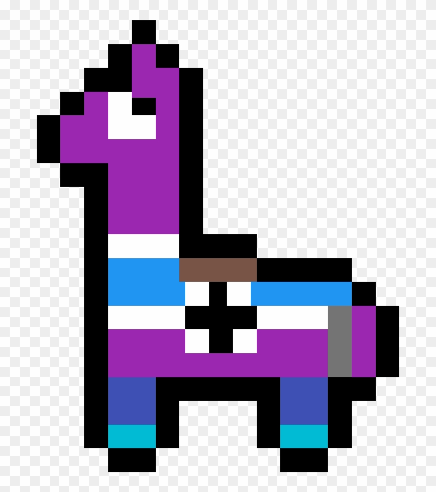Fortnite Llama - Pixel Art Fortnite Llama Clipart