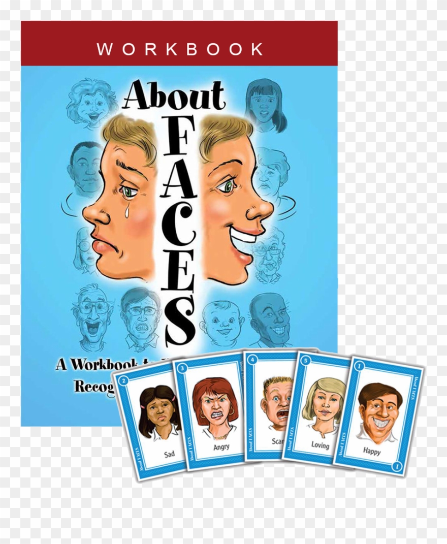 About Faces Set - Card Game With Faces Clipart