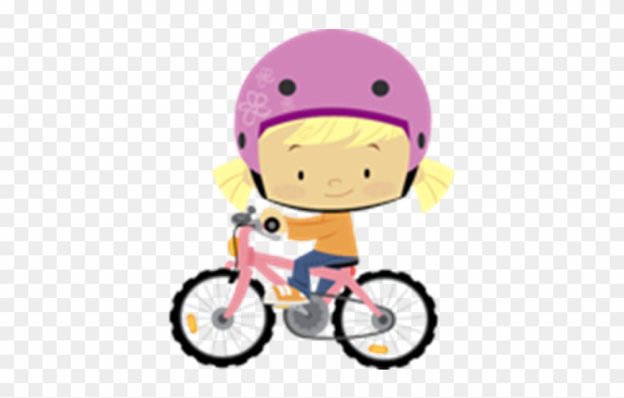 Cycling Clipart Bike Safety - Cartoon - Png Download