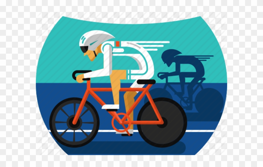 Cycling Clipart Interval Training - Road Bicycle - Png Download