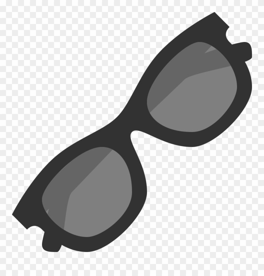 Download Svg Download Png - Flat Sunglasses Icon Clipart