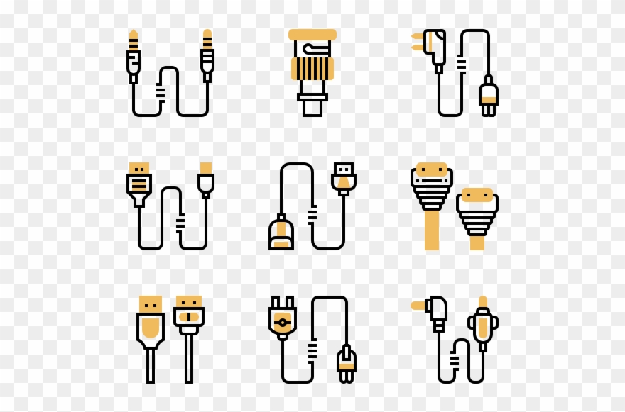 Connector Types Clipart