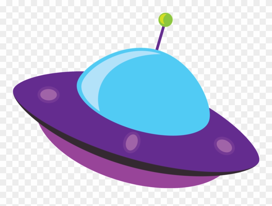 Cartoon Alien Flying Saucer Png Element - มนุษย์ ต่าง ดาว การ์ตูน Png Clipart