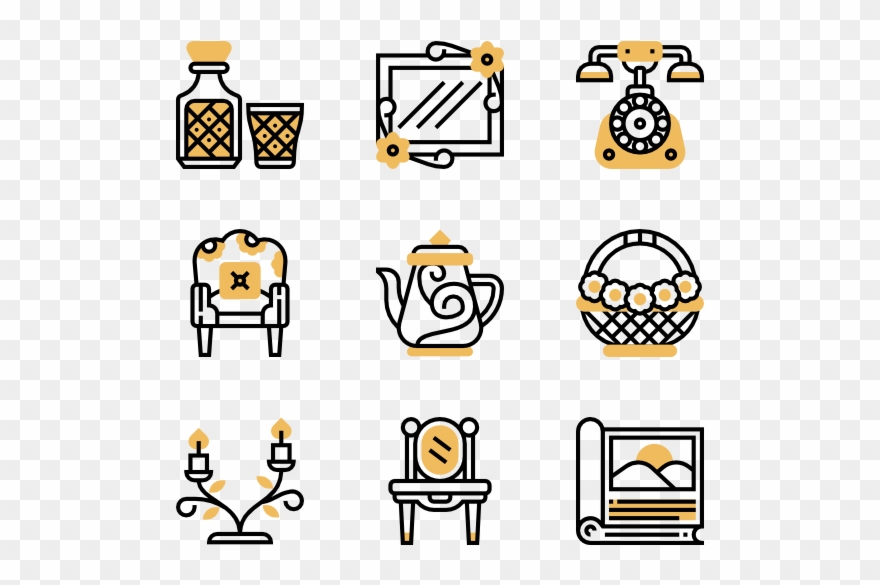 Vintage Decoration - Corruption Flat Icon Clipart