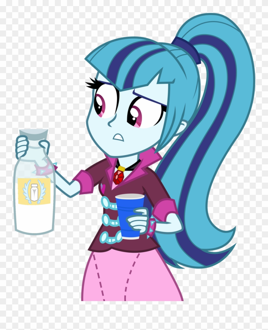 Equestria Girls, Milk, Rainbow Rocks, Safe, Simple - Sonata Dusk Transparent Clipart