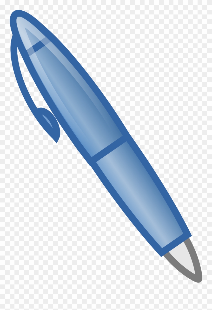 Blue Pen Icon Clipart