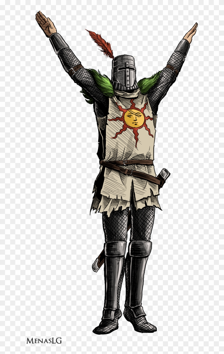 Dark Souls Solaire Transparent Png - Dark Souls Praise The Sun Clipart