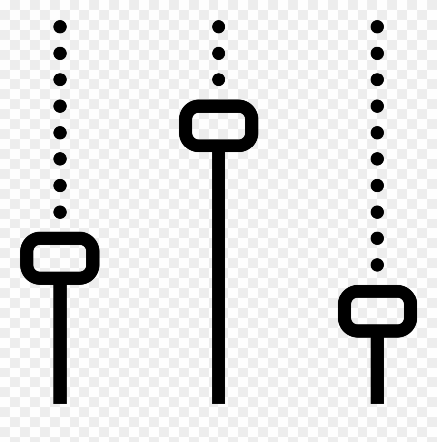 Réglages Vertical Icon Clipart