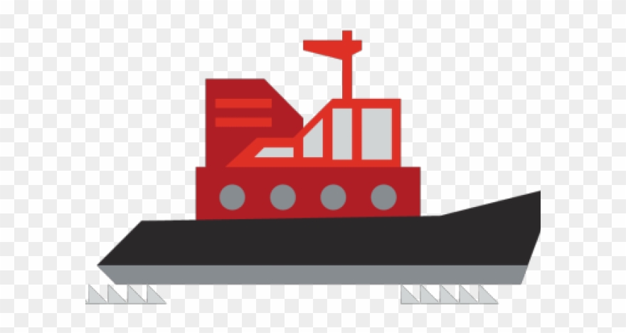 Tugboat Clipart Commercial Fishing Boat - Png Download