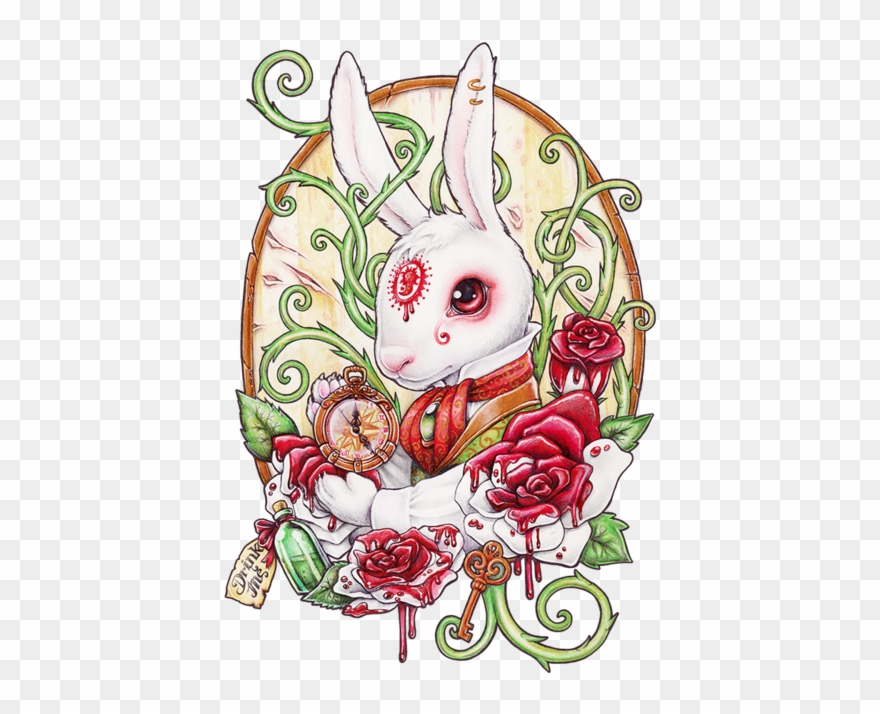 White Rabbit Clipart