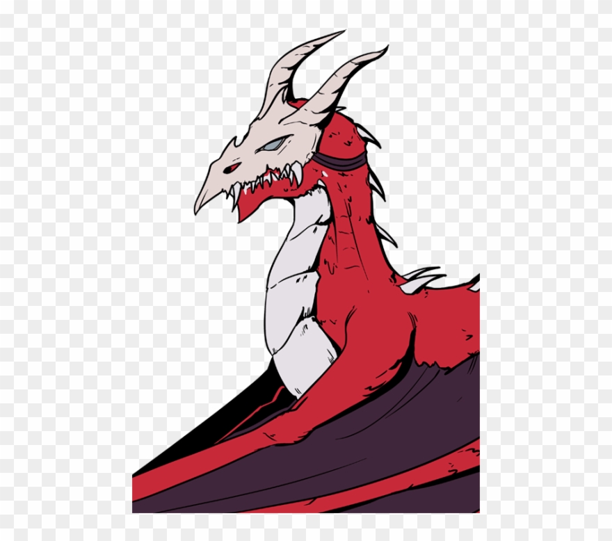 Two Transparent Background Dragons I Did For Class - Illustration Clipart
