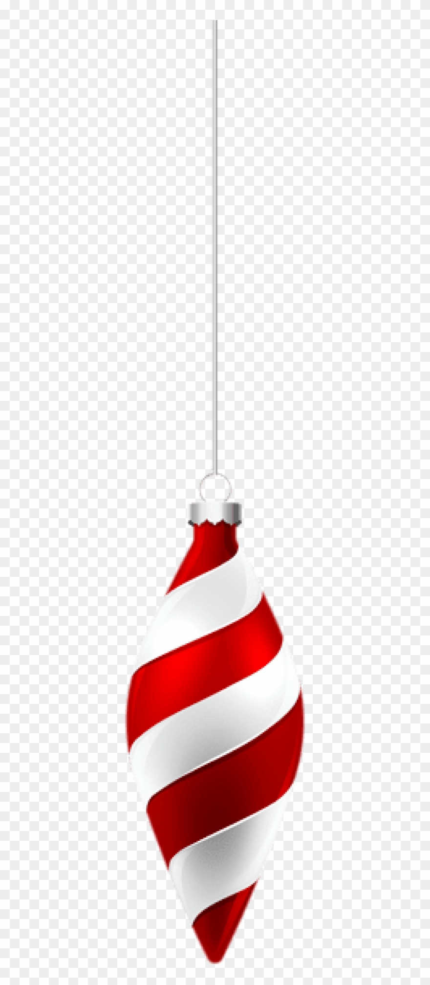 Free Png White And Red Christmas Ornament Png Images - Christmas Ornament Clipart