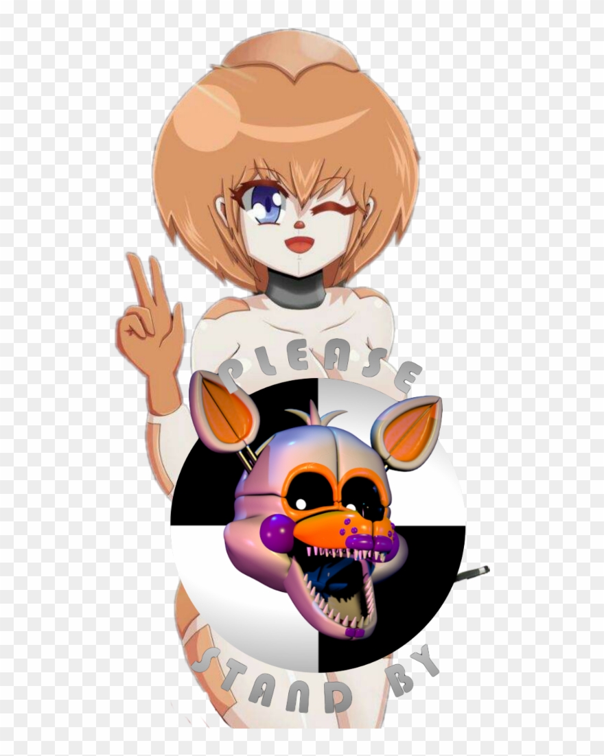 Fnia Sticker - Fnaf 5 Lolbit Please Stand Clipart