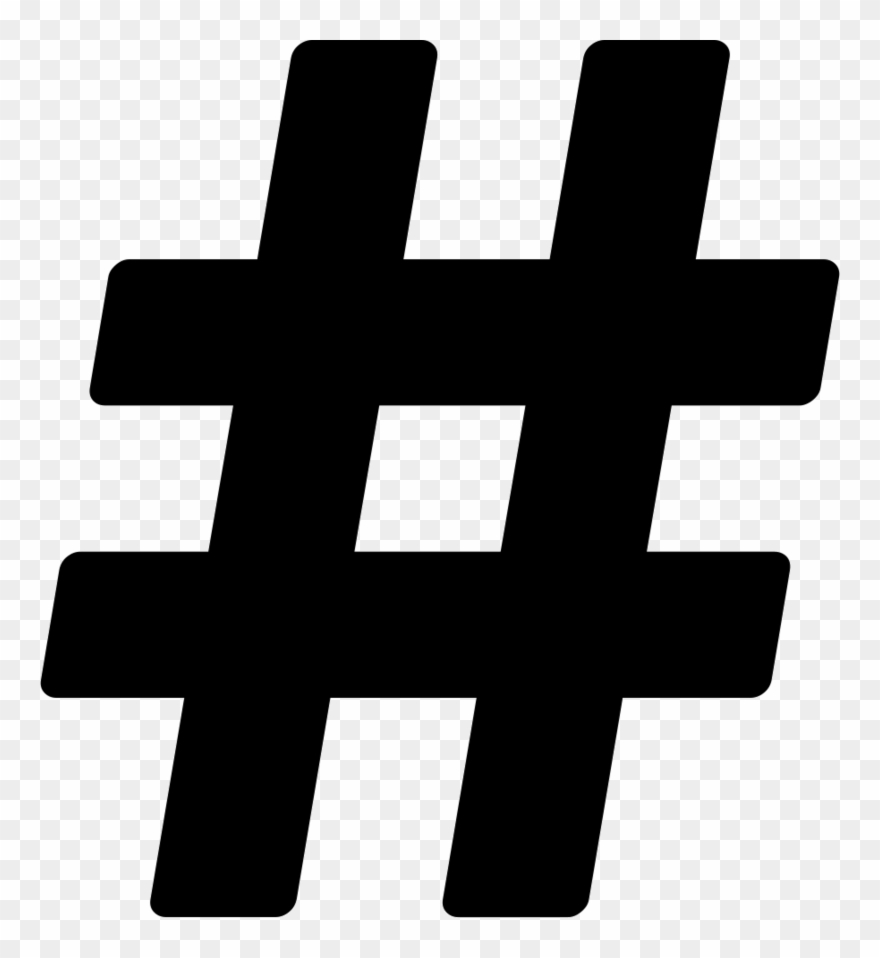 Icons Media Hashtag Number Sign Computer Social - Hashtag Icon Png Clipart