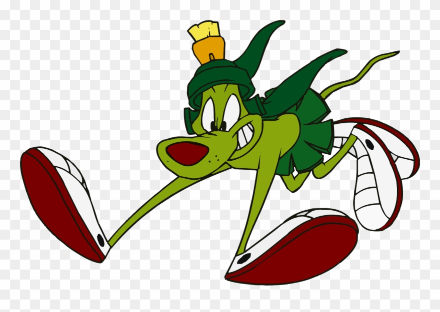 Marvin The Martian Cartoon Character, Marvin The Martian - Looney Tunes K 9 Clipart