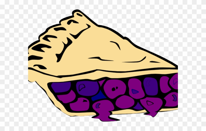 Blueberry Pie Clip Art - Png Download