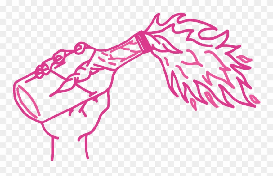 I Chose To Use Bright, Bold, 'pretty' Colours To Juxtapose - Illustration Clipart