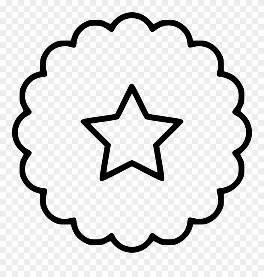 Cockade Ribbon Star Svg Png Icon Free - Logo 9 Bintang Png Clipart