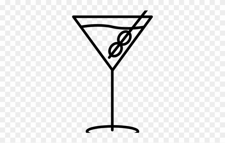 Boose Clipart Martini Glass - Png Download