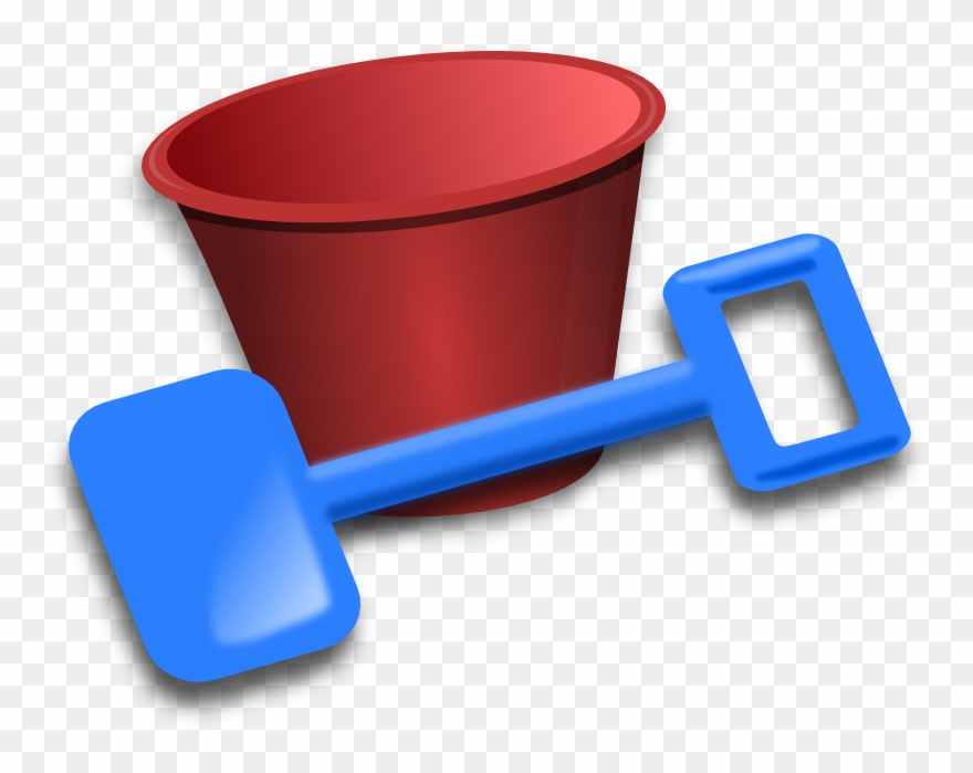 Bucket And Spade Remix - Clipart Bucket And Spade - Png Download