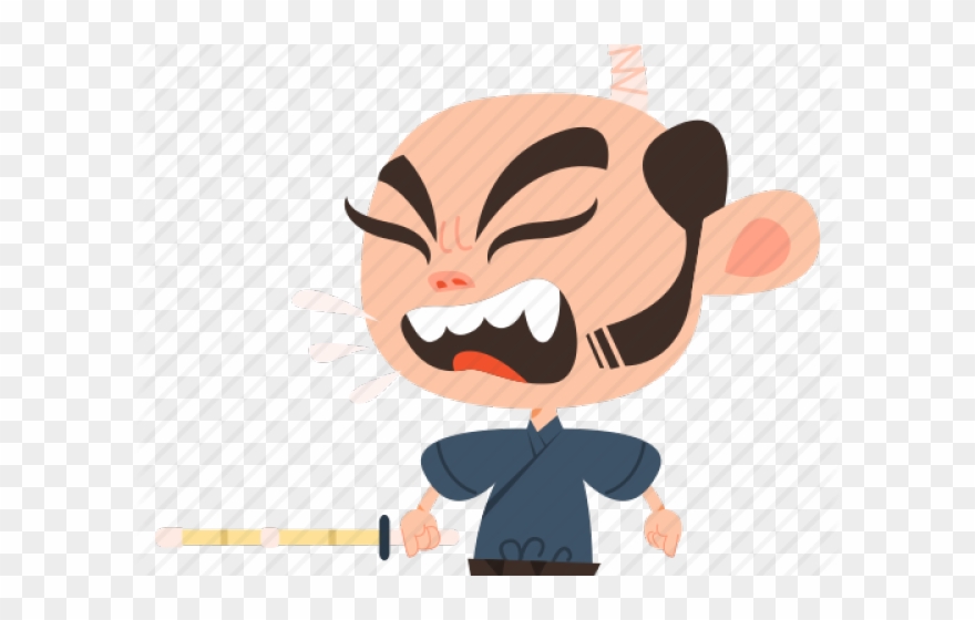 Japan Clipart Japanese Warrior - Cartoon - Png Download