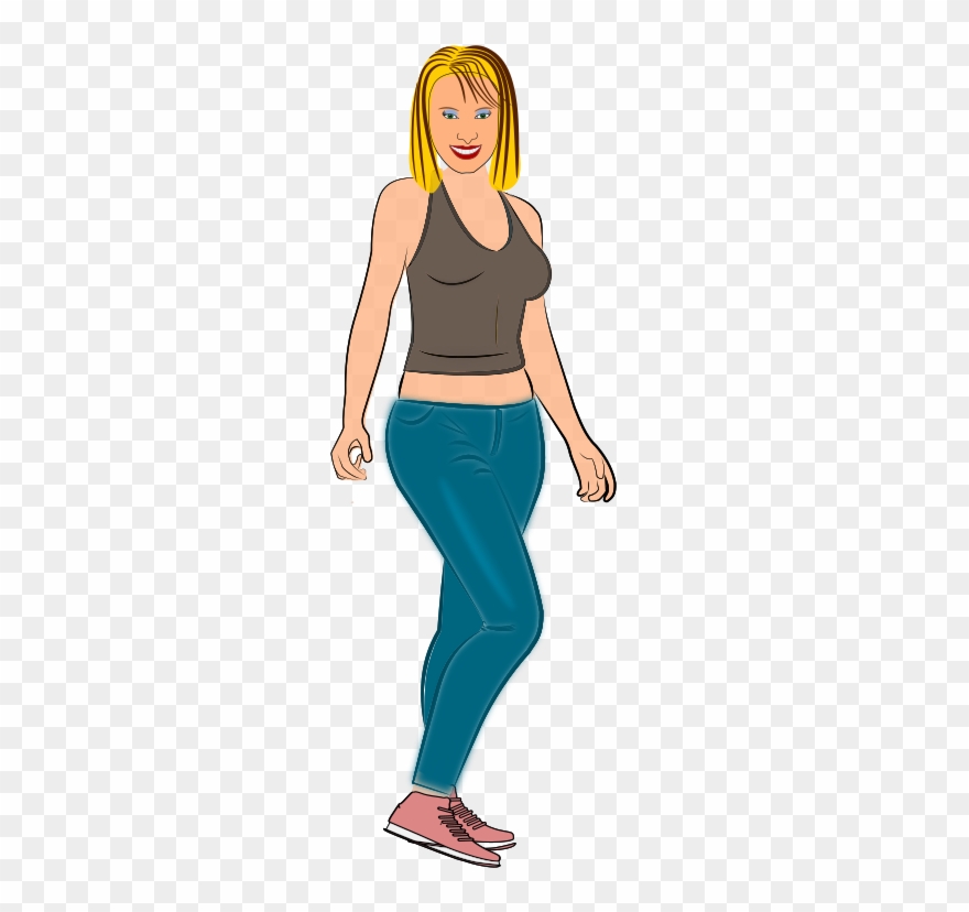 Free Woman Standing Cliparts Download Free Clip Art - Cartoon - Png Download