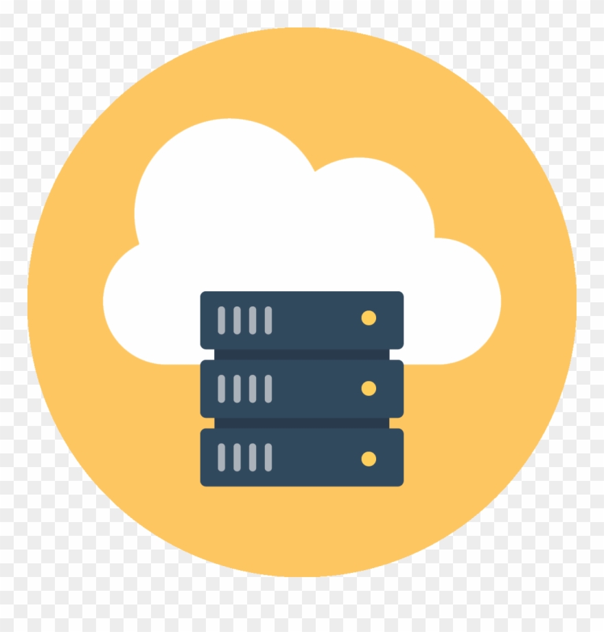 Hosting - Servidor Flat Icon Clipart