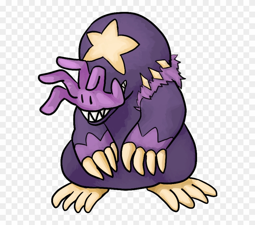 The Star Nose Pokemon - Star Nose Mole Fakemon Clipart