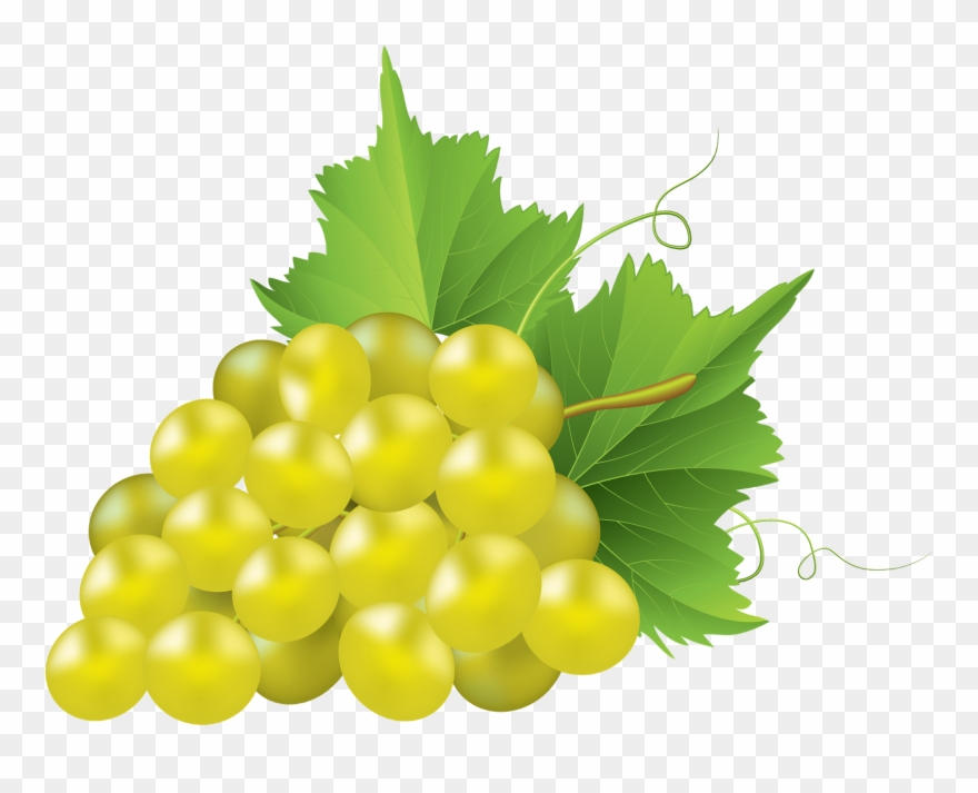 Grape Clip Art - White Grape Png Transparent Png