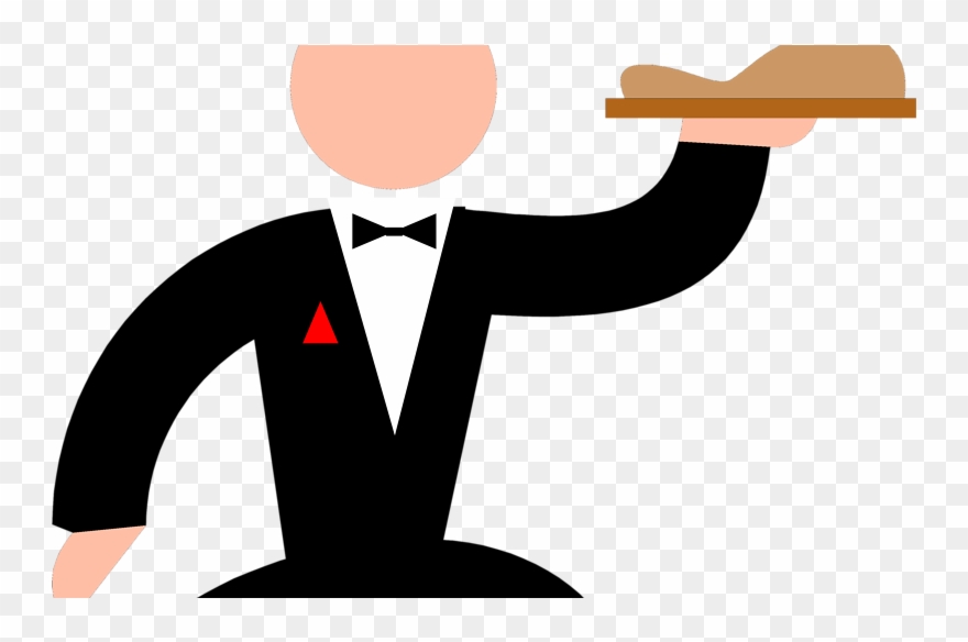 Waiter Clip Art - Png Download