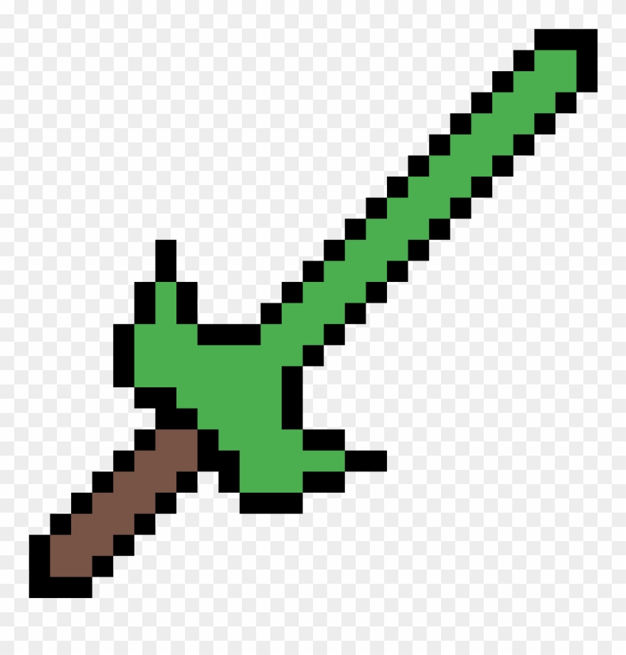 [ Img] - Minecraft Longsword Clipart