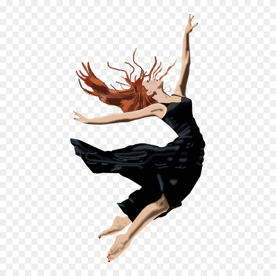 Medium Image - Dancing Woman Clipart