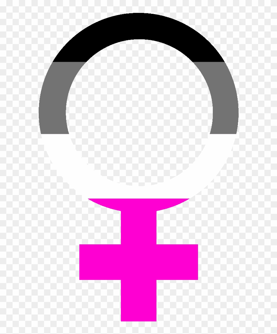 Símbolo Demisexual Mujer - Simbolo De La Mujer En Png Clipart