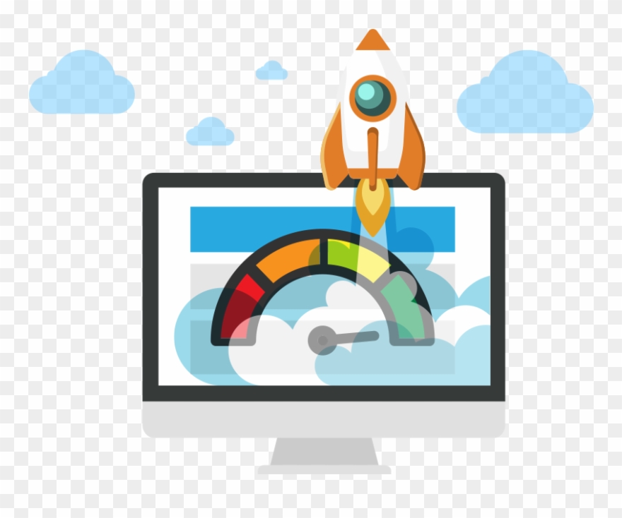 Speed Advancements With A Converged Infrastructure - Illustration Clipart