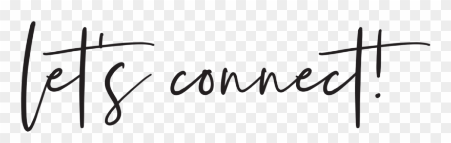 Letsconnect - Calligraphy Clipart