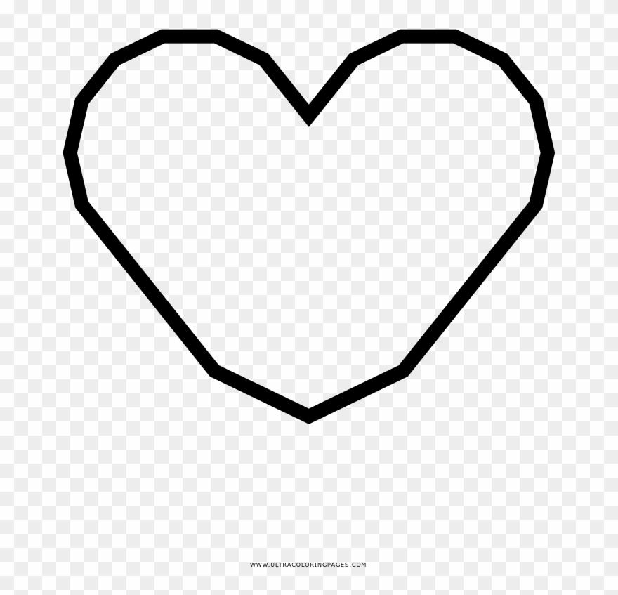 Heart Coloring Page - Heart Clipart