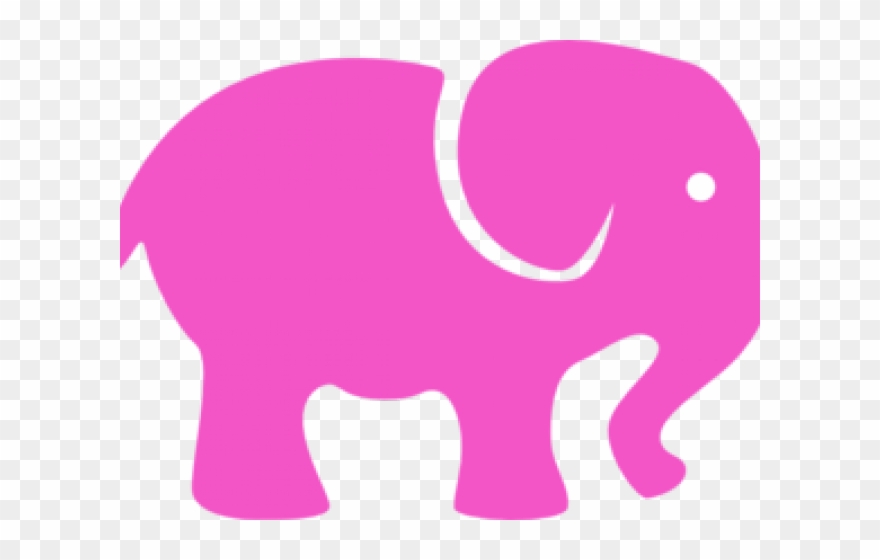 Elephant Clipart Simple - Transparent Background Baby Png Elephant Png