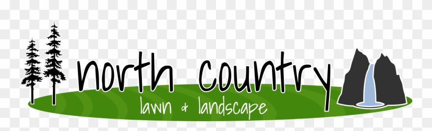 North Country Lawn & Landscape - Calligraphy Clipart