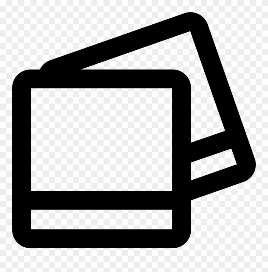Png File Svg - Polaroid Icon Png White Clipart