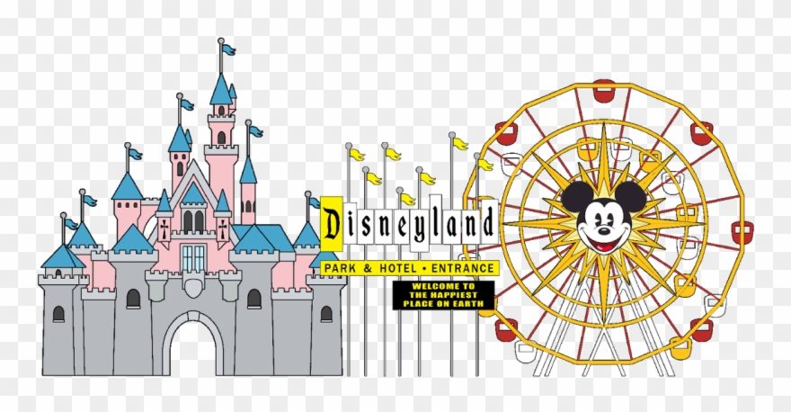 Disneyland Clipart Disneyland California - Castle Disneyland Clipart - Png Download
