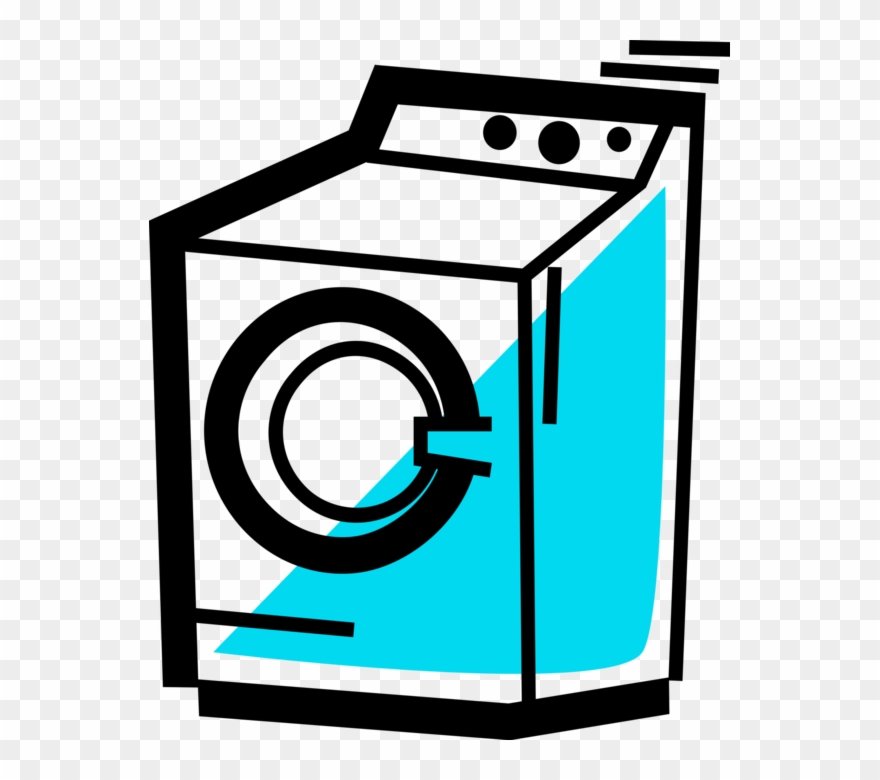 Vector Illustration Of Household Appliance Clothes Clipart