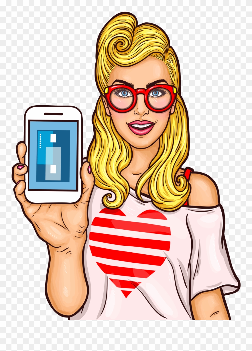 Download - Pop Art Girl Png Clipart