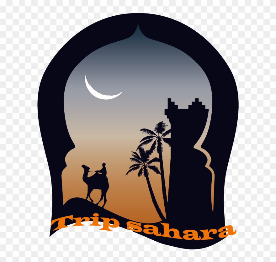 Sahara Desert Trips & Morocco Travels - Silhouette Clipart