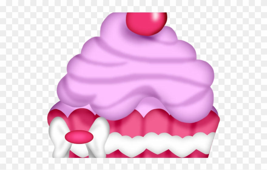 Cupcake Clipart Vector - Cupcake With Cherry On Top Clipart - Png Download