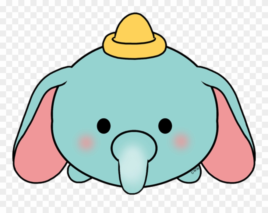 Tsumtsum Sticker - Tsum Tsum Dumbo Png Clipart