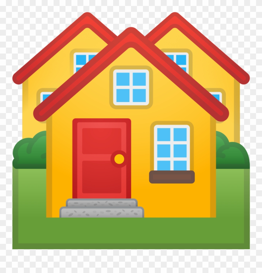 1024 X 1024 22 - Houses Emoji Clipart