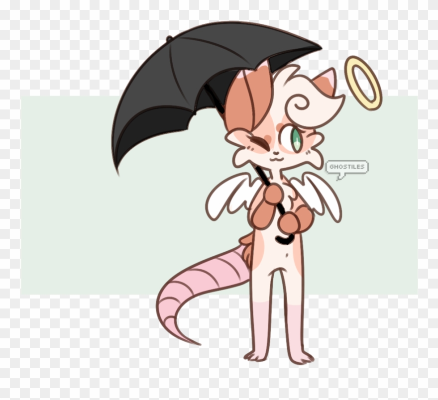 Umbrella Clipart Kawaii - Cartoon - Png Download